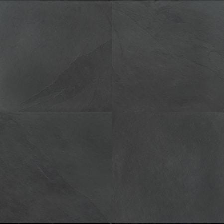 Msi Montauk Black 24 In. X 24 In. Gauged Slate Floor And Wall Tile ZOR-NS-0018